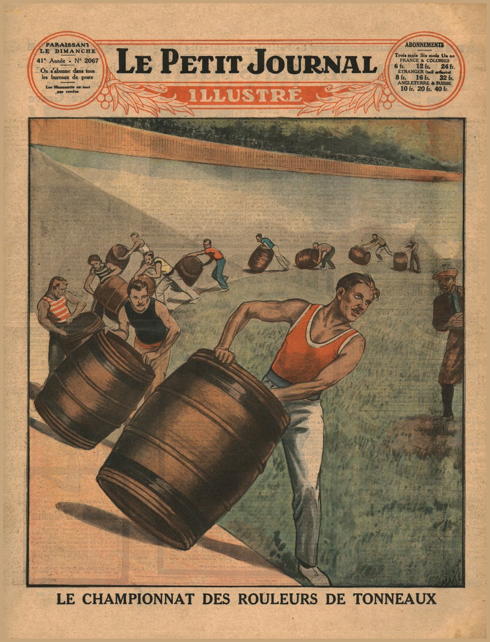 Tønderullende mesterskab, 1930. af Unbekannt