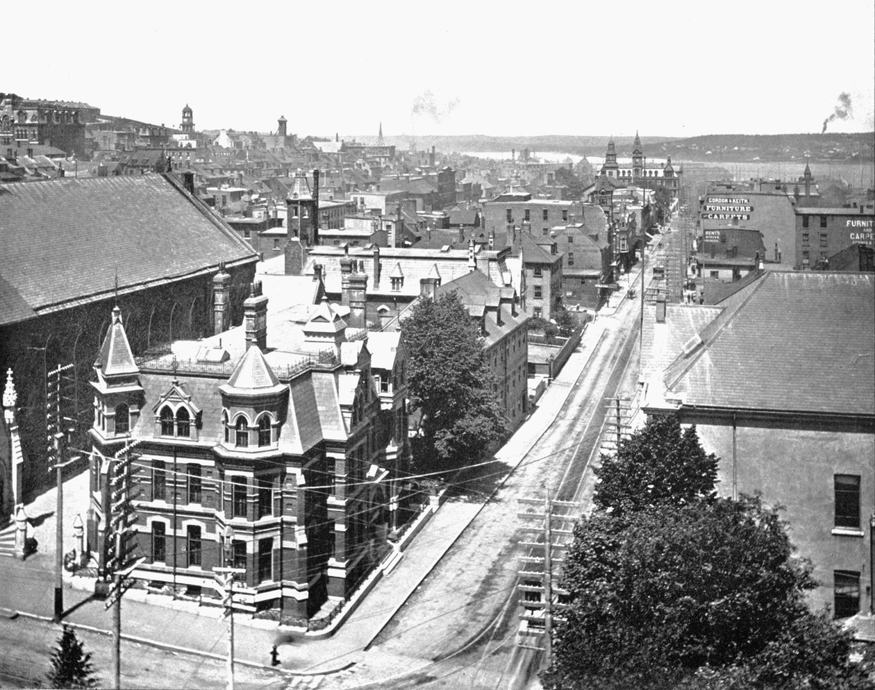 Barrington Street, Halifax, Nova Scotia, Canada, c1900. af Unbekannt