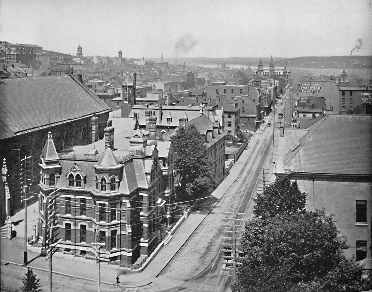 Barrington Street, Halifax, Nova Scotia, c1897. af Unbekannt