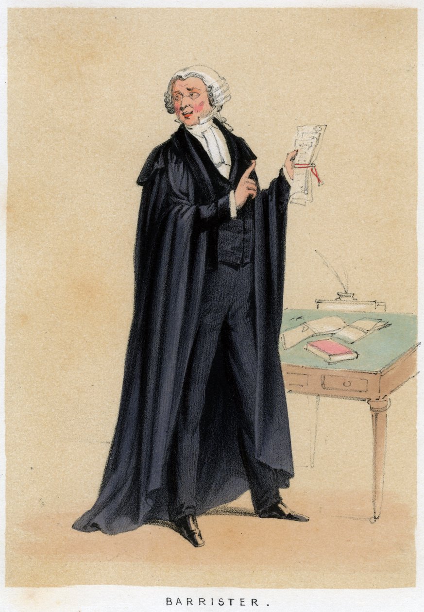 advokat, 1855 af Unbekannt