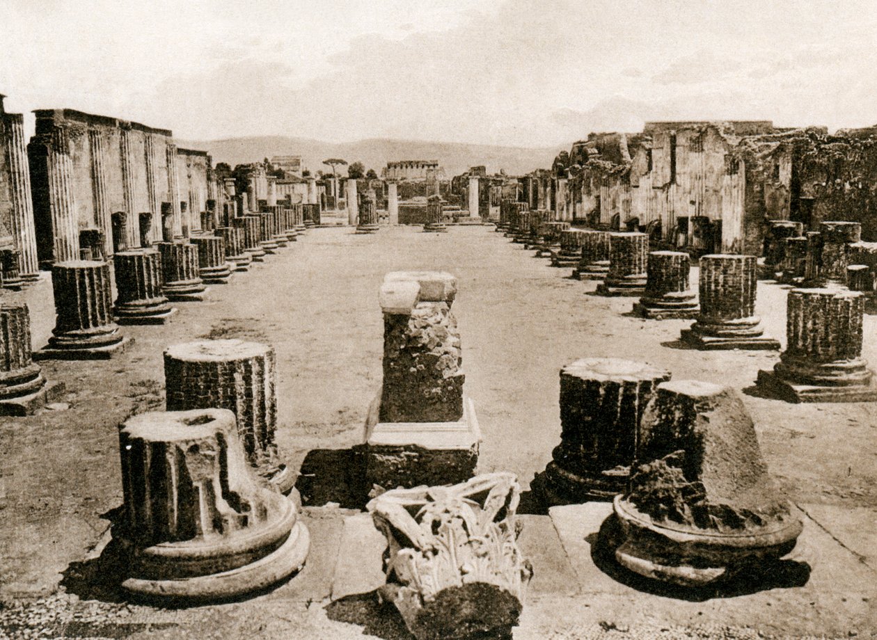 Basilika, Pompeji, Italien, omkring 1900-tallet af Unbekannt