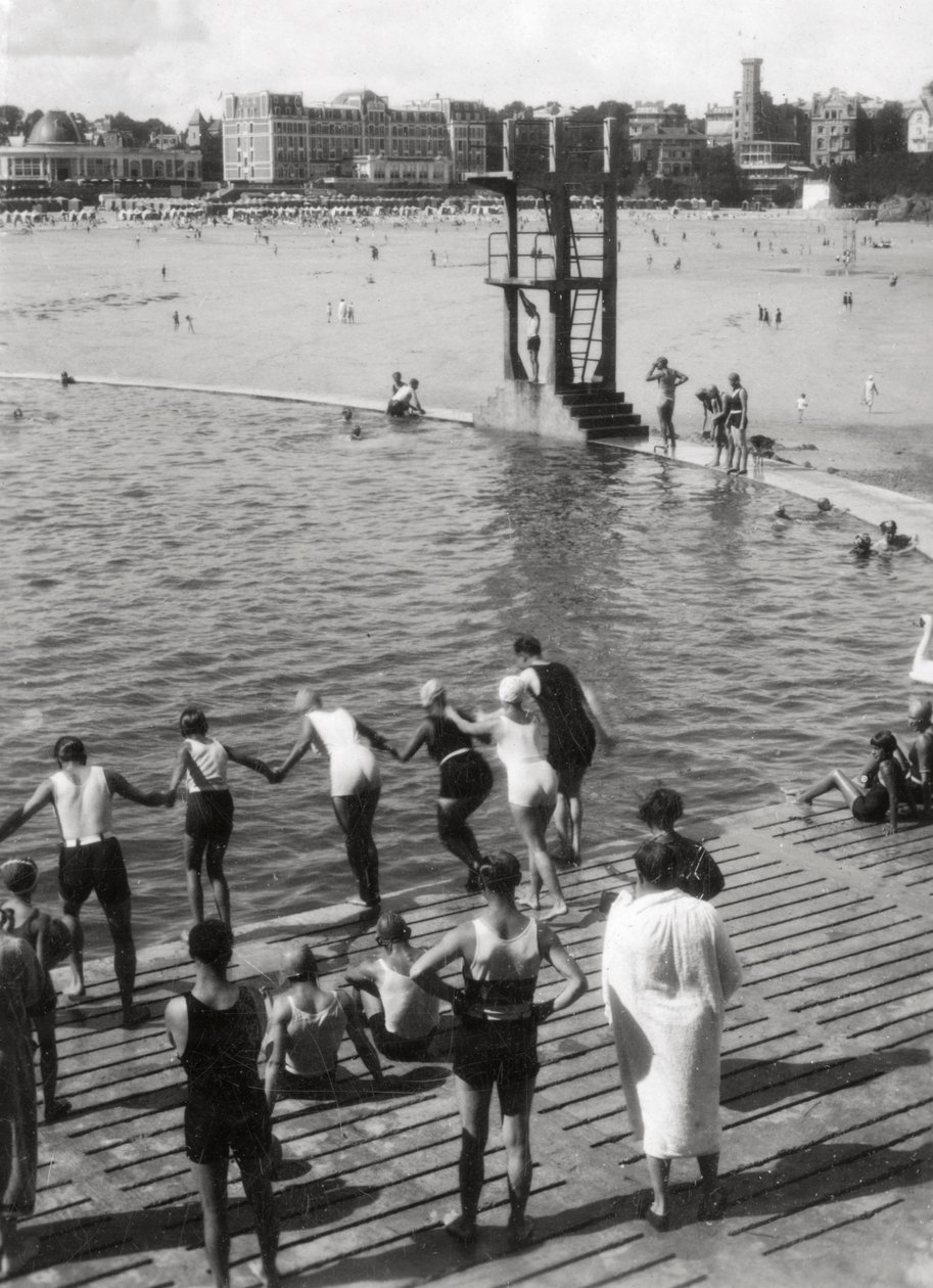 Badebassin, Dinard, Bretagne, Frankrig, 20. århundrede af Unbekannt