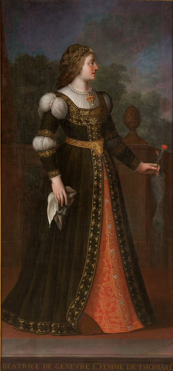 Béatrix af Genève, hustru til Thomas I af Savoyen af Unbekannt