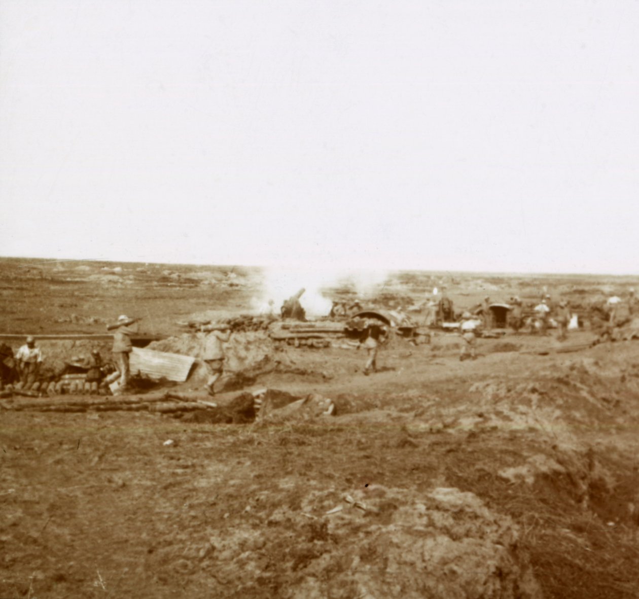 Batterihandling, c1914-c1918 af Unbekannt