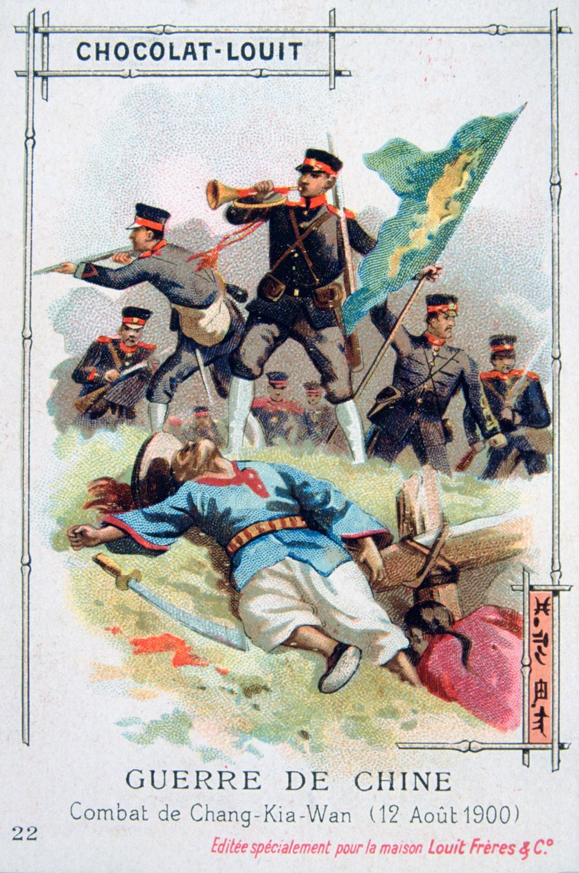 Slaget ved Chang-Kia-Wan, Kina, Boxer Rebellion, 12. august 1900 af Unbekannt