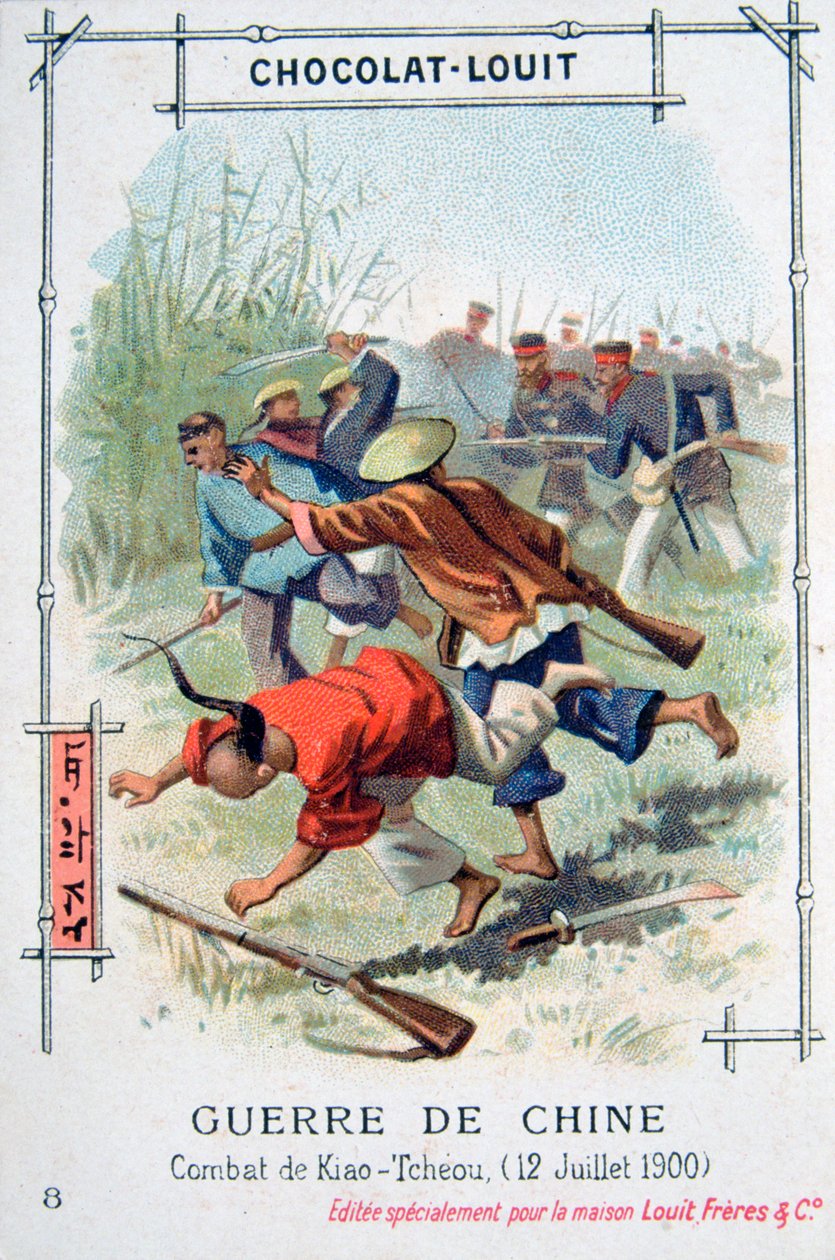 Slaget ved Kiao-Tcheou, Kina, Boxer Rebellion, 12. juli 1900 af Unbekannt