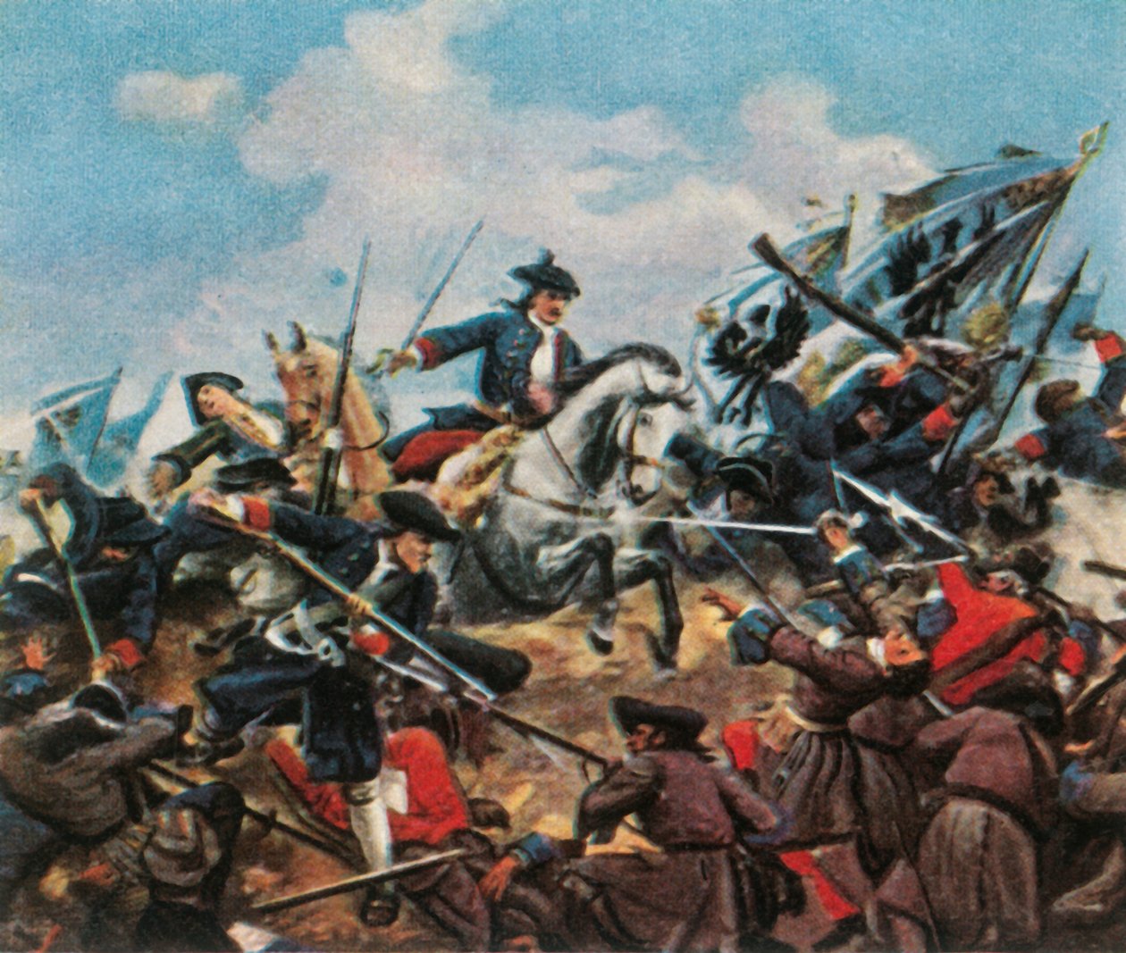 Slaget ved Torino, 1706, 1936. af Unbekannt