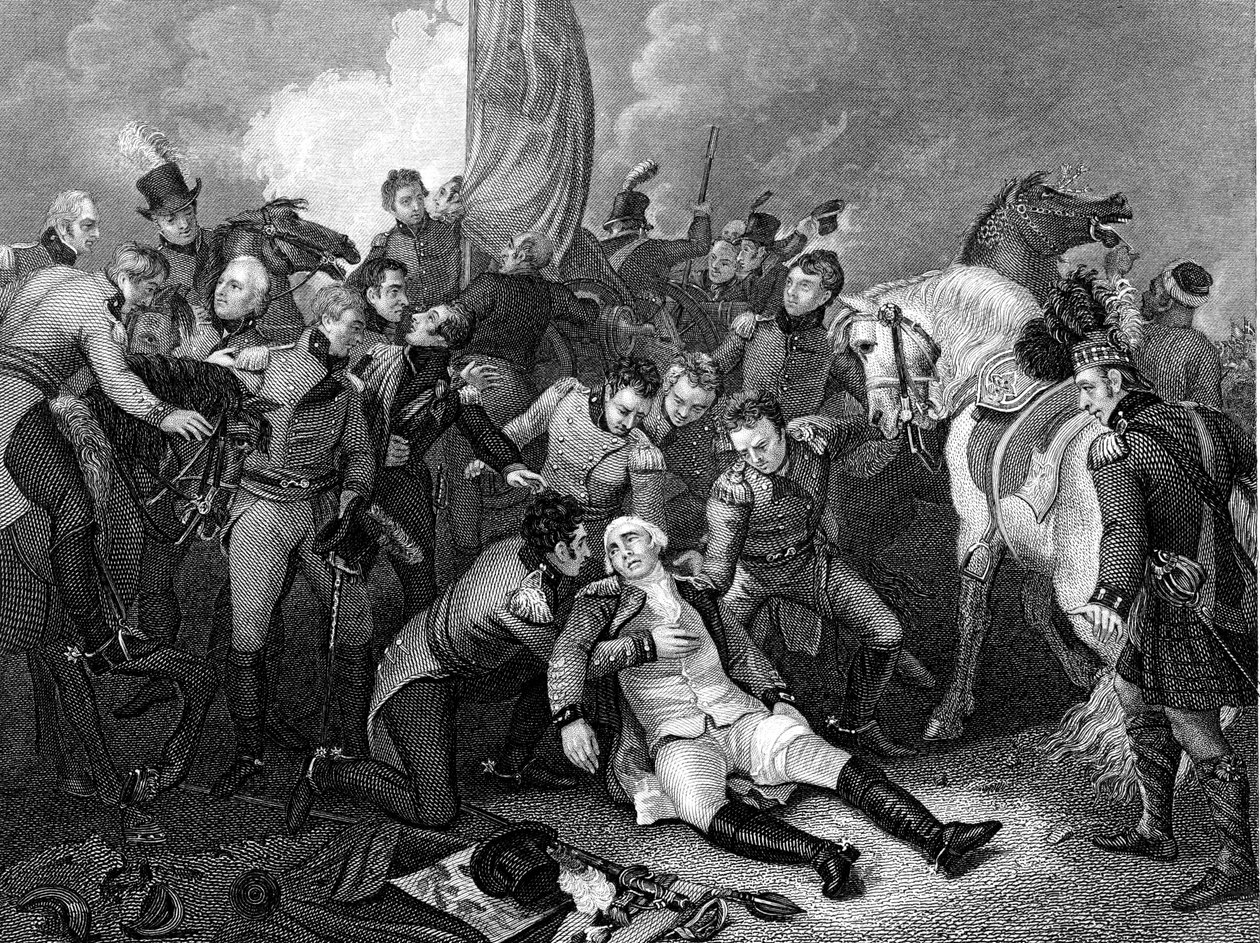 Slaget ved Aboukir Bay, Egypten, 21. marts 1801 af Unbekannt