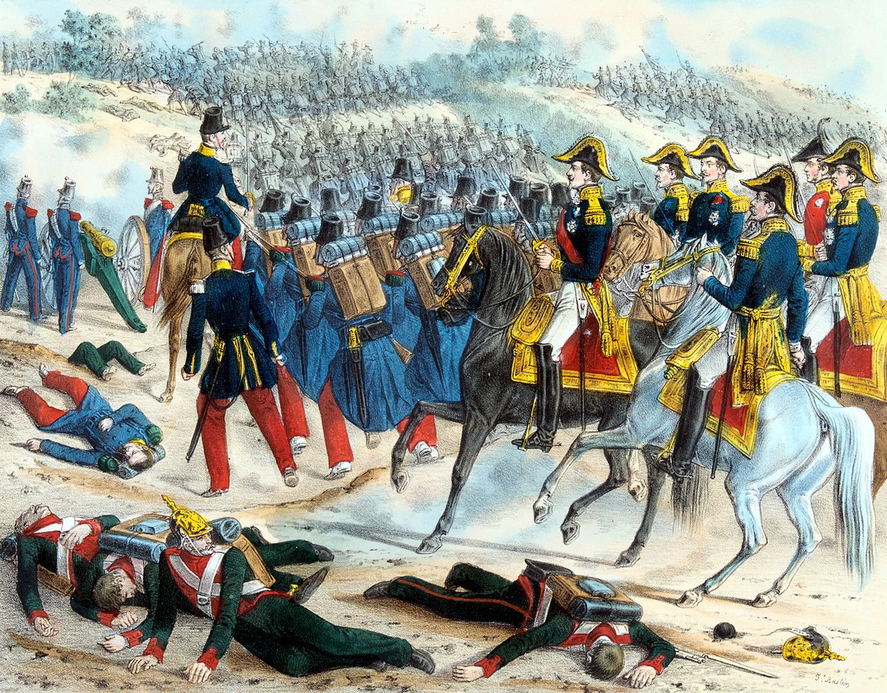 Slaget ved Alma, Krimkrigen, 20. september 1854 c1860 af Unbekannt