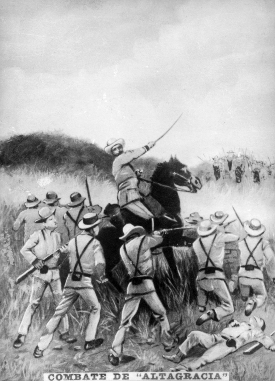Slaget ved Altagracia, 22. juni 1895, c1910 af Unbekannt
