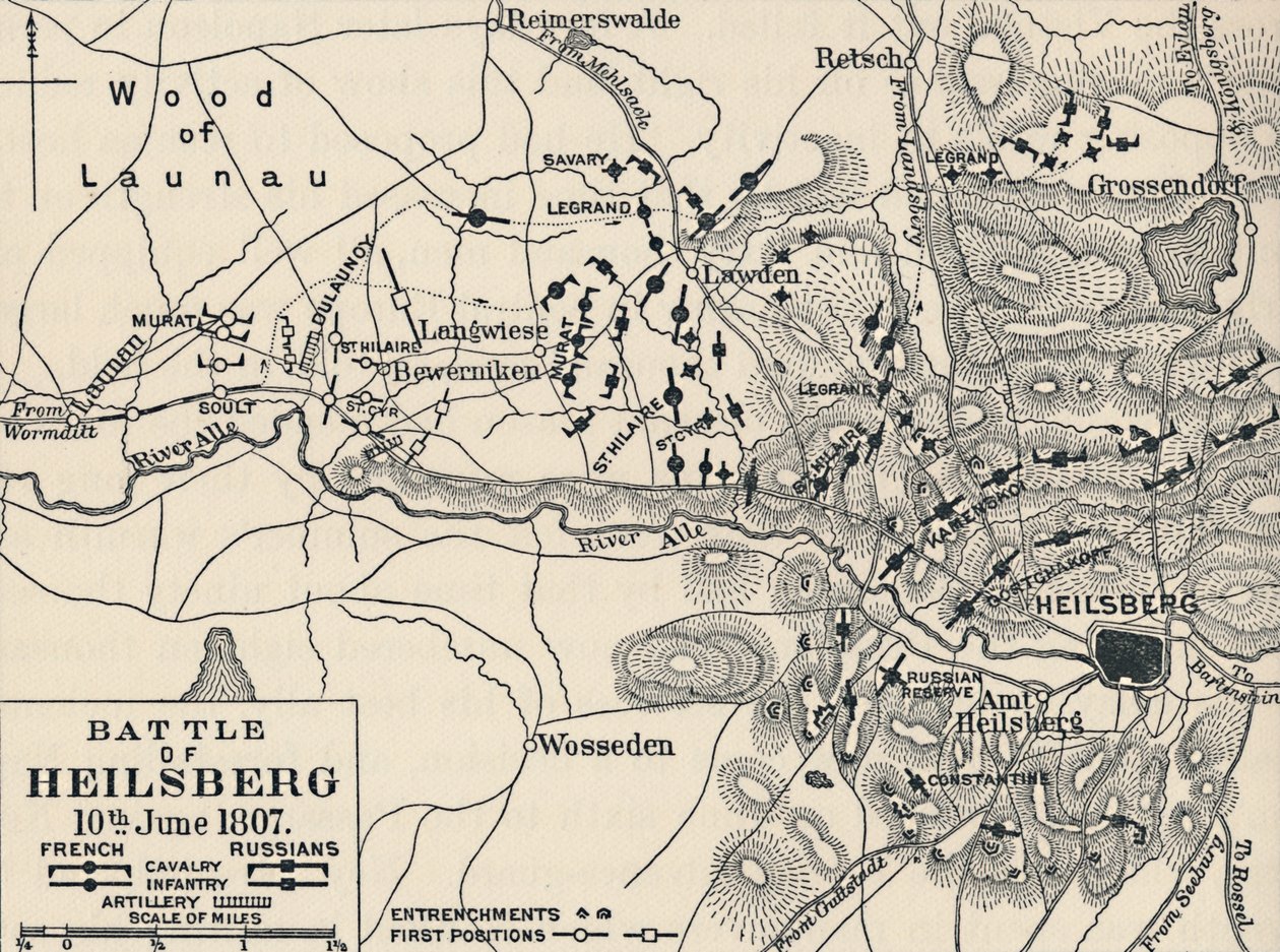 Slaget ved Heilsberg, 10. juni 1807, 1896 af Unbekannt