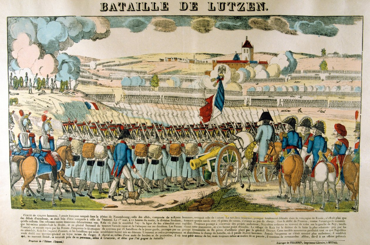 Slaget ved Lutzen, 2. maj 1813 af Unbekannt