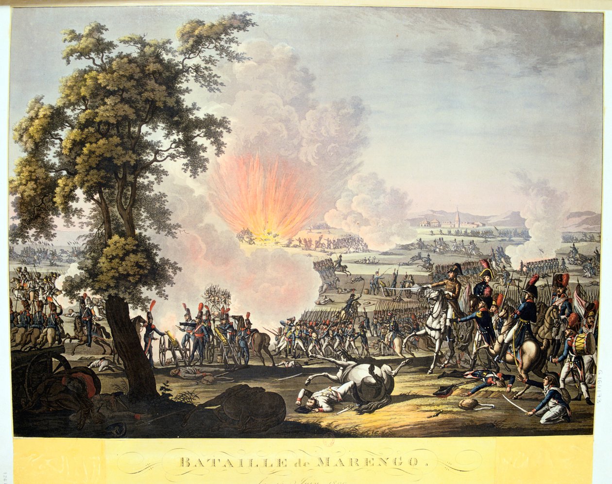Slaget ved Marengo, 14. juni, 1800 af Unbekannt
