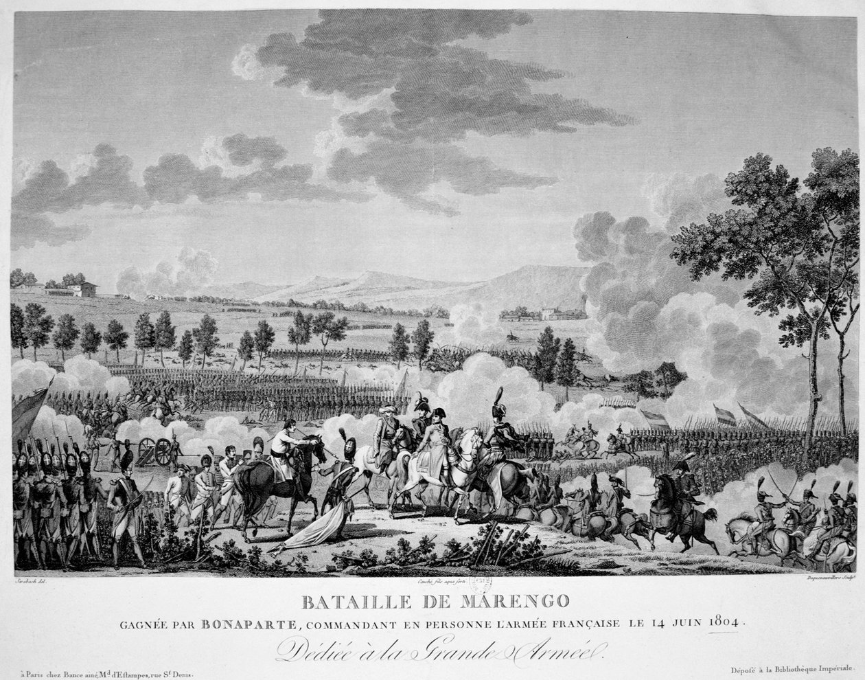 Slaget ved Marengo, 14. juni, 1804 af Unbekannt
