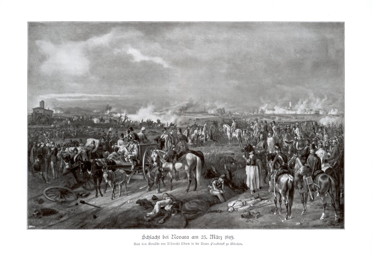 Slaget ved Novara, Italien, 23. marts 1849, 1900 af Unbekannt