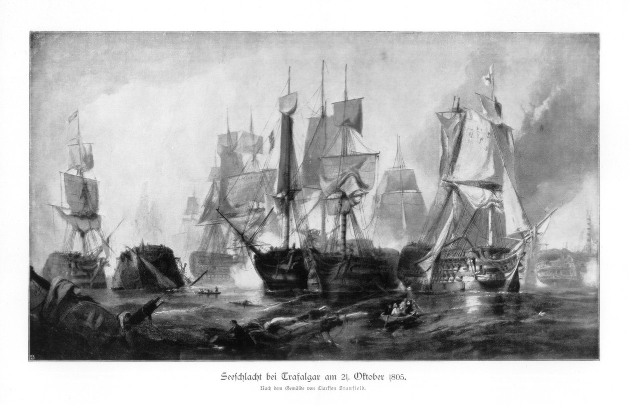 Slaget ved Trafalgar, 21. oktober 1805 1900 af Unbekannt
