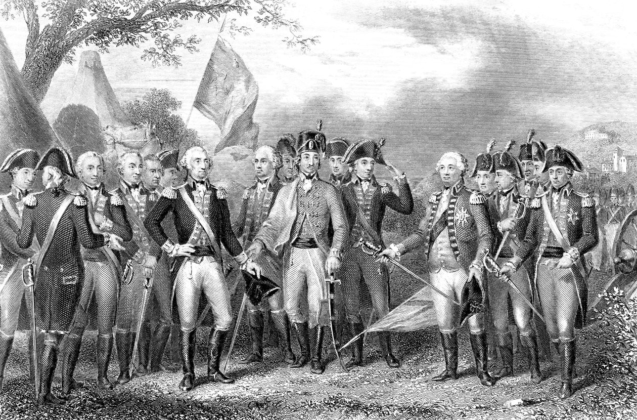 Slaget ved Yorktown, Virginia, Amerikansk Uafhængighedskrig, 1781 af Unbekannt