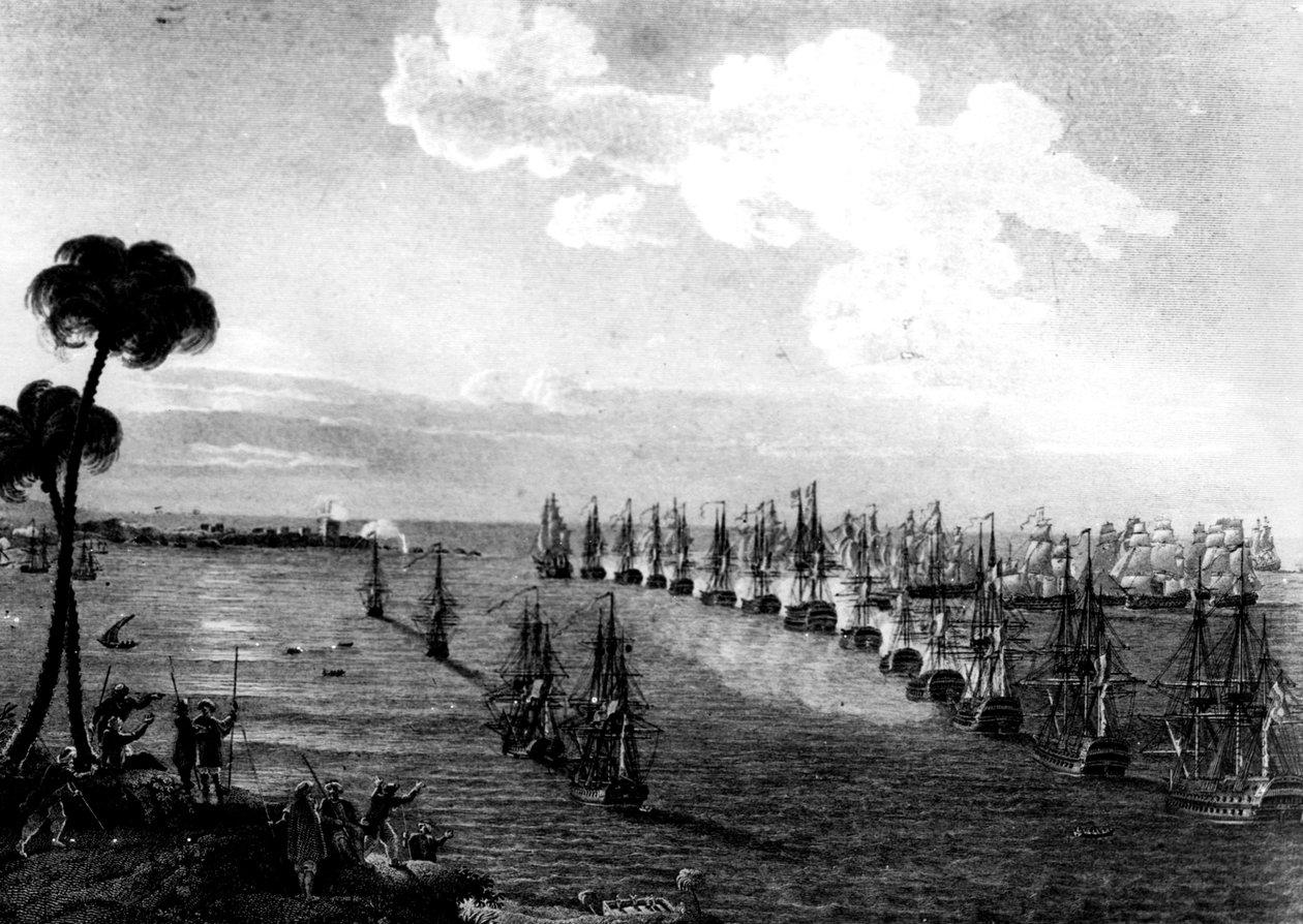 Slaget ved Nilen, 1. august 1798, 1800-tallet af Unbekannt