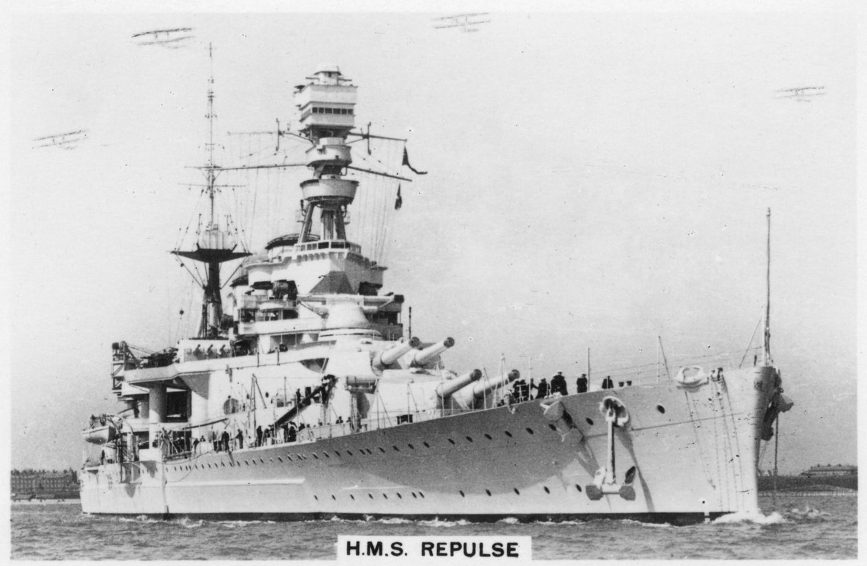 Battlecruiser HMS Repulse, 1937 af Unbekannt