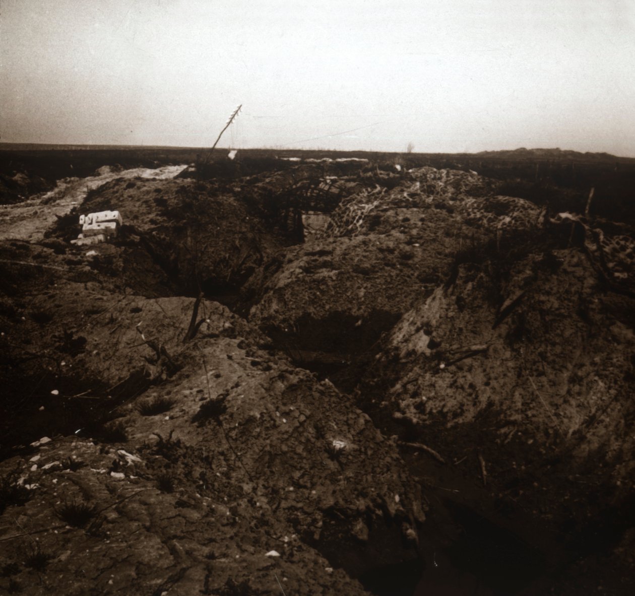 Battlefield, Craonne, Nordfrankrig, c1914-c1918 af Unbekannt