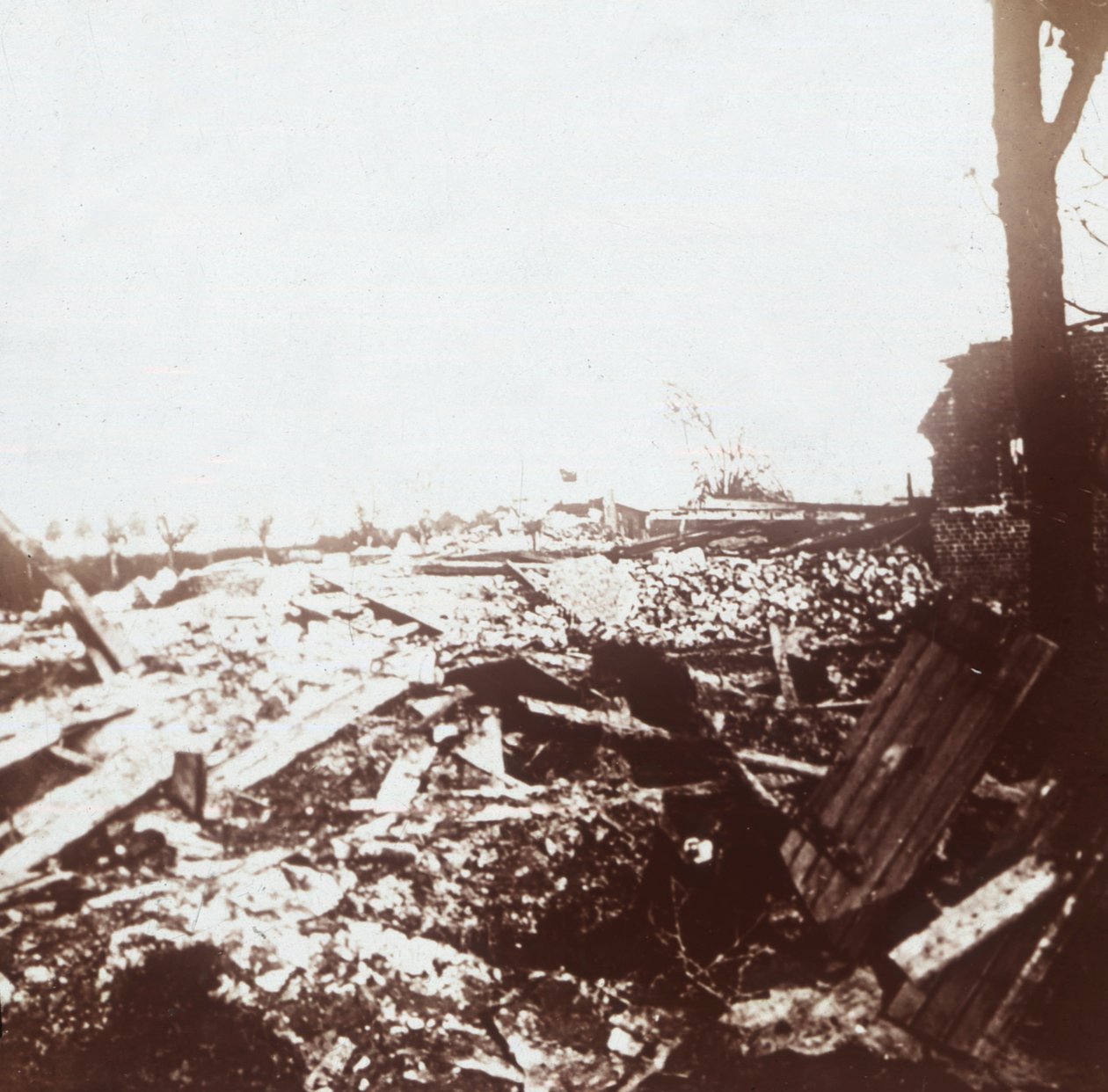 Battlefield, Roeselare, Flandern, Belgien, c1914-c1918 af Unbekannt