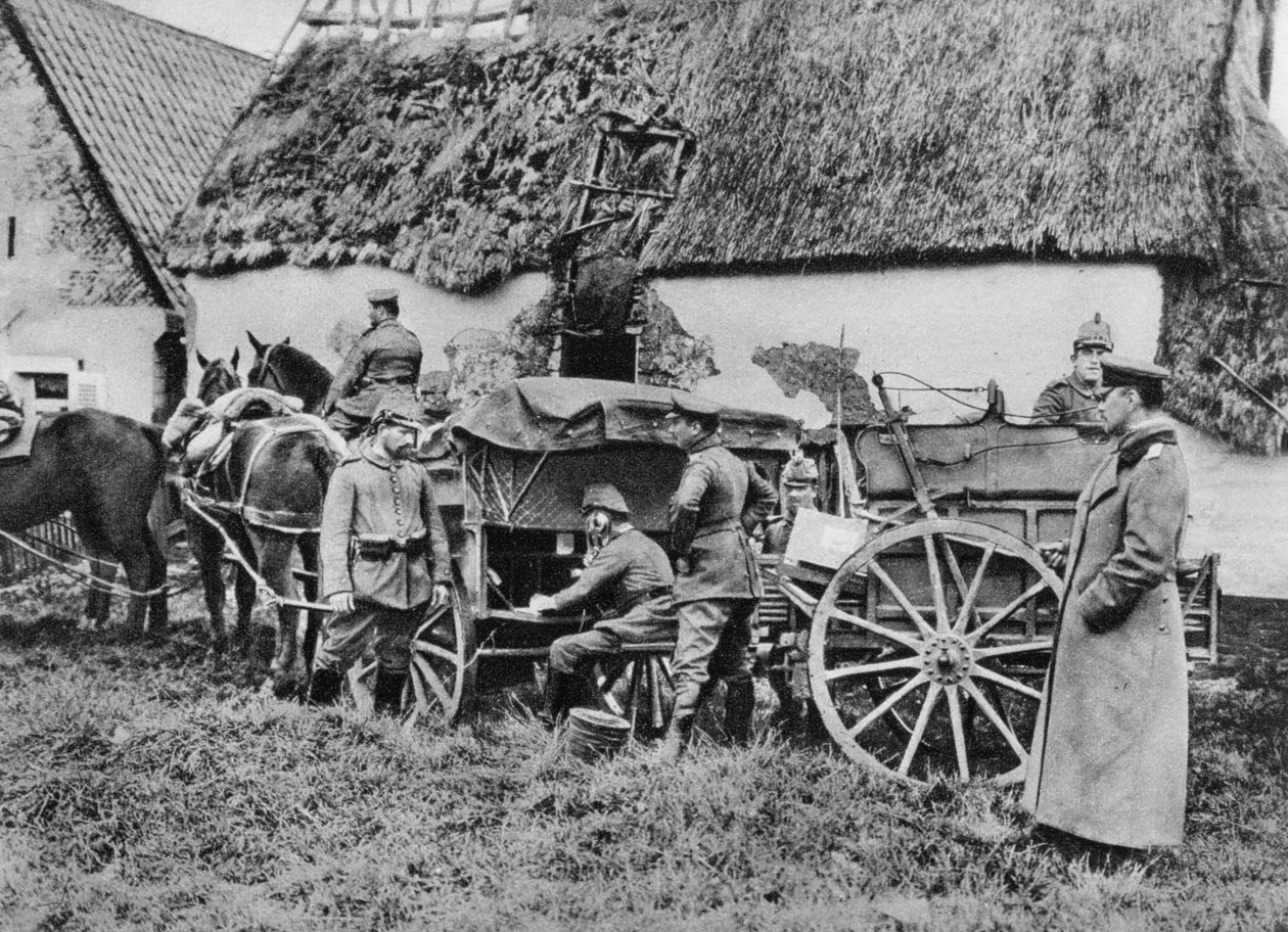 Bayersk mobil felttelefonenhed, Første Verdenskrig, 1915 af Unbekannt