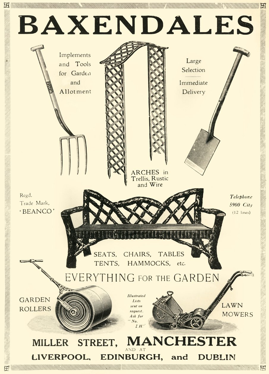 Baxendales, 1920. af Unbekannt