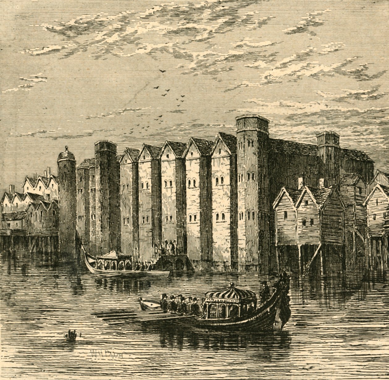 Baynards Castle, fra en visning offentliggjort i 1790, 1897. af Unbekannt