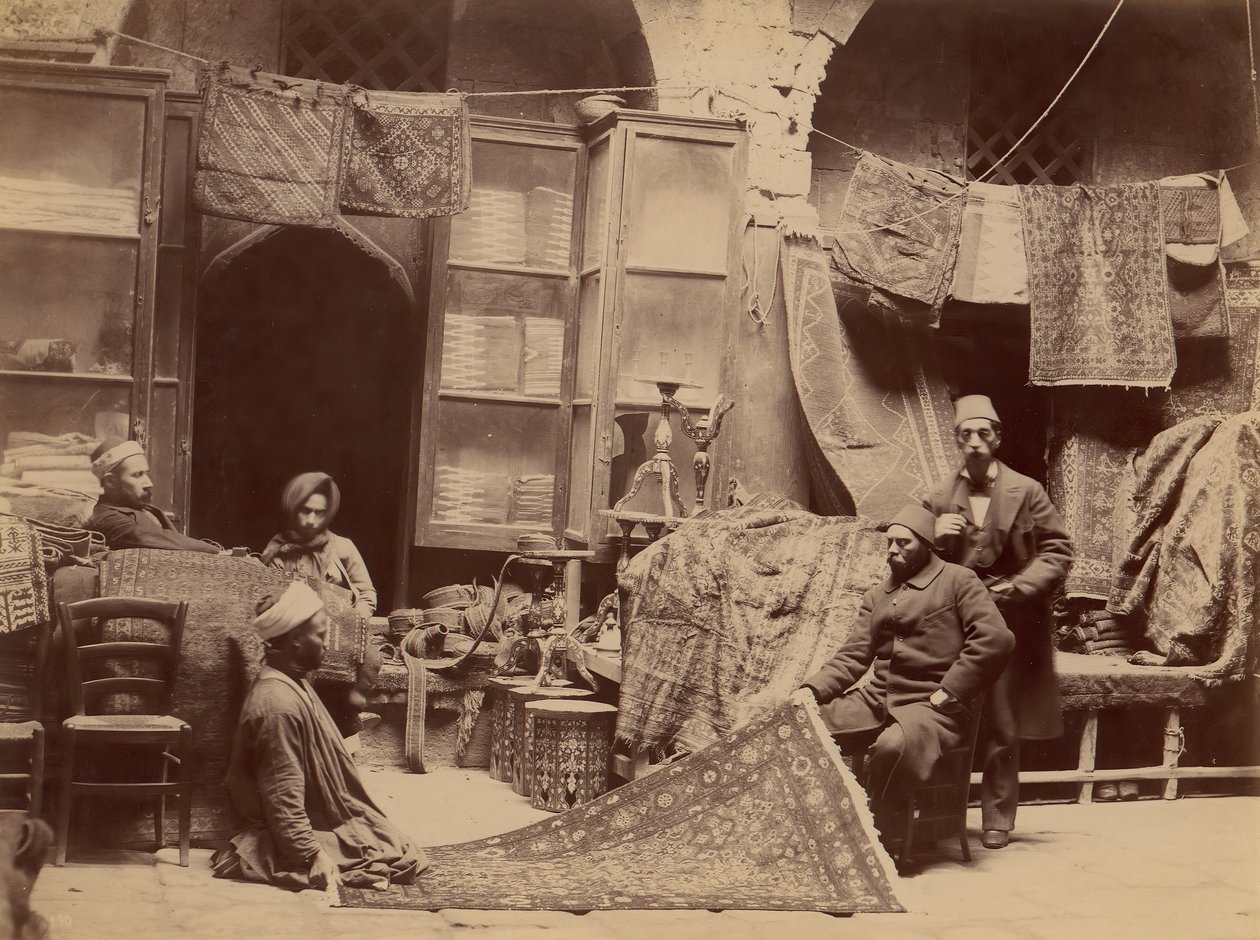 Bazar, Tæppehandlere, 1870