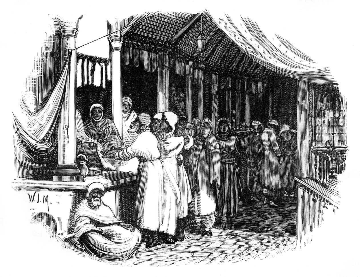 Basar i Konstantinopel, c1888 af Unbekannt