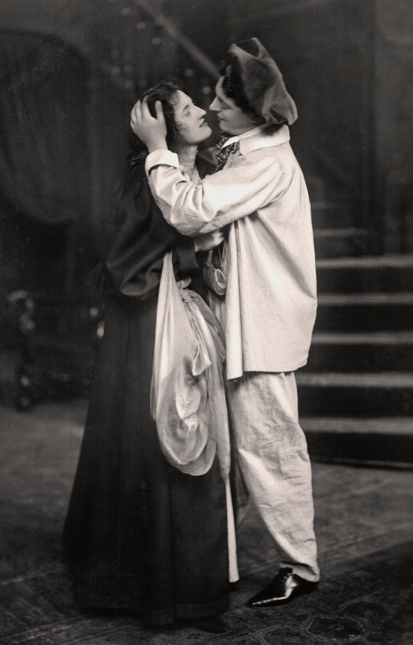 Beatrice Terry og H. Marsh Allen i The Palace of Puck, 1907 af Unbekannt