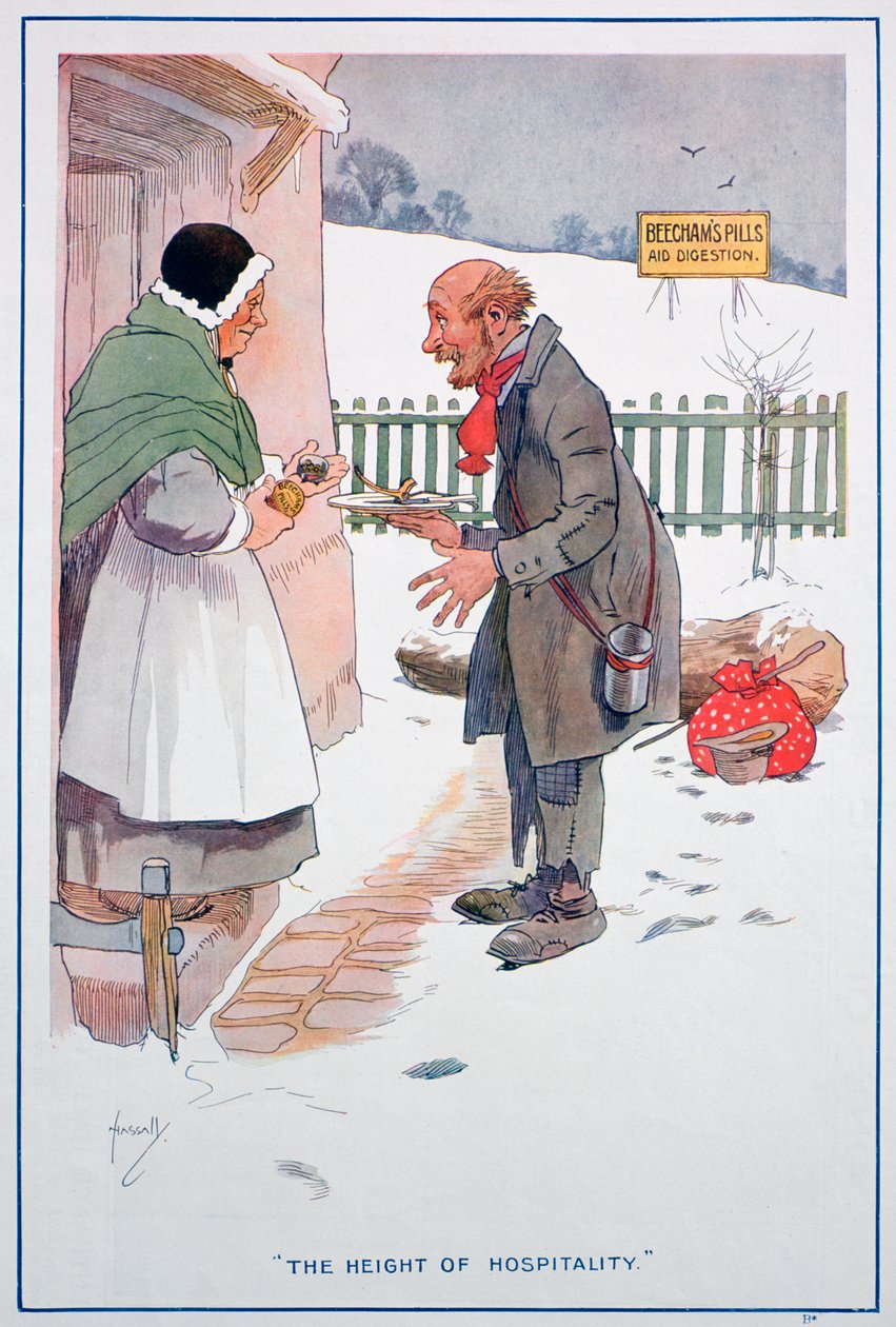 Beechams Pills-annonce, 1913 af Unbekannt