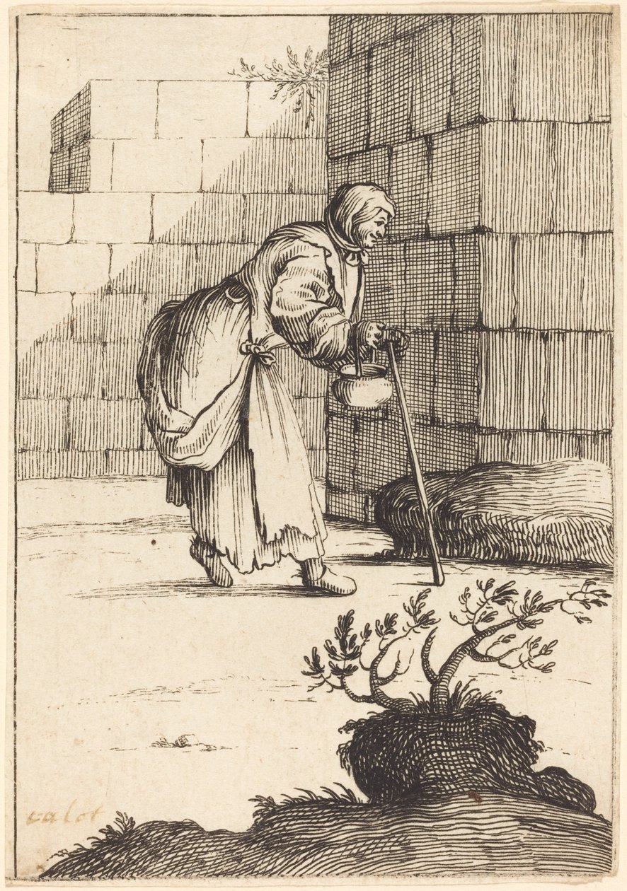 Tiggerkvinde, 1600-tallet. af Unbekannt
