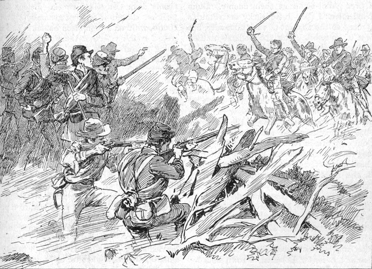 Bag The Rough Breastworks Lay The Michigan Men, 1902 af Unbekannt