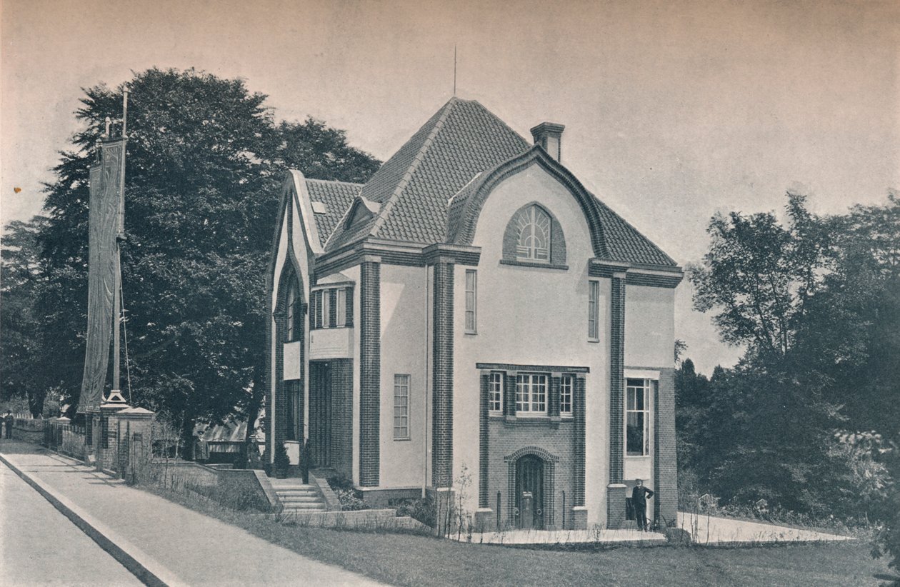 Behrens Hus, tegnet af Peter Behrens, 1901 af Unbekannt