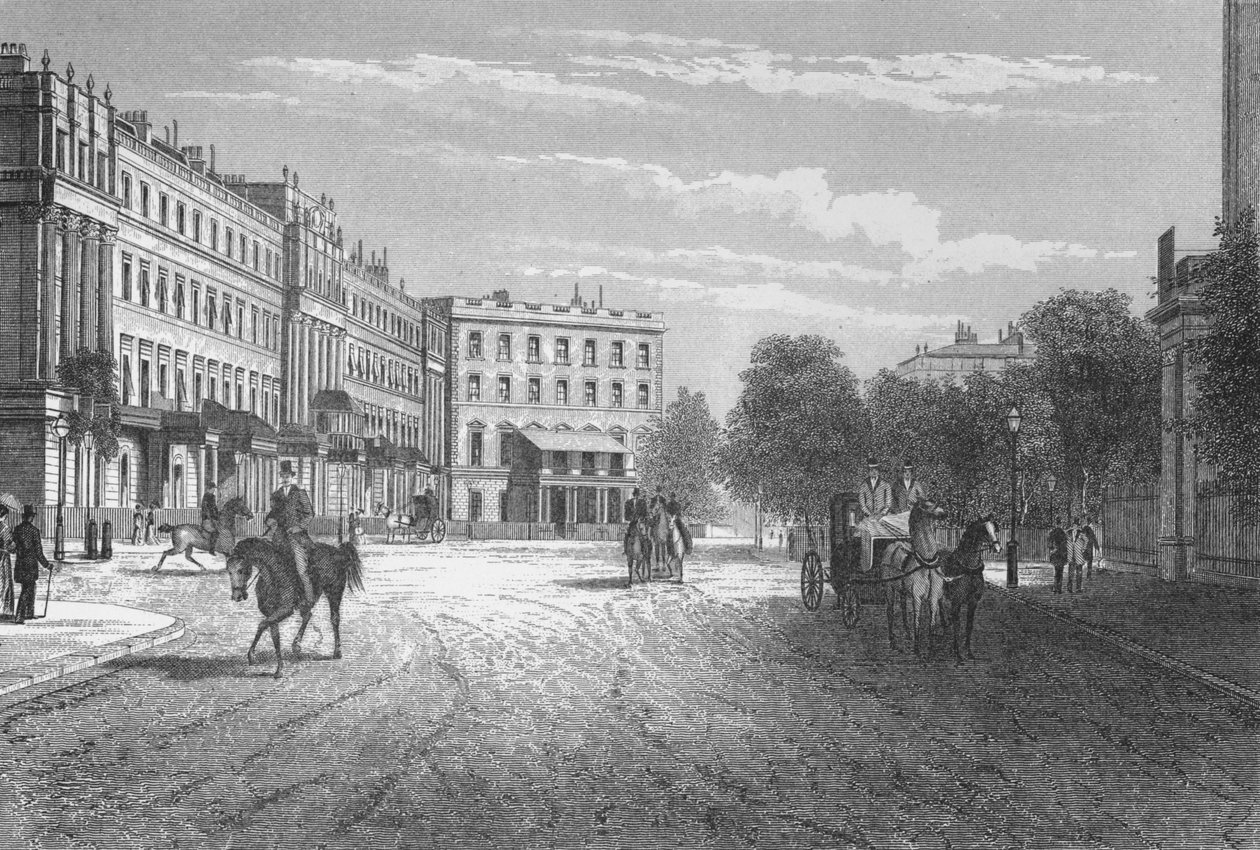Belgrave Square, Westminster, London, c1850 1878 af Unbekannt