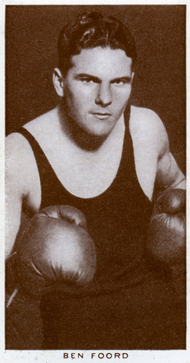 Ben Foord, sydafrikansk bokser, 1938 af Unbekannt