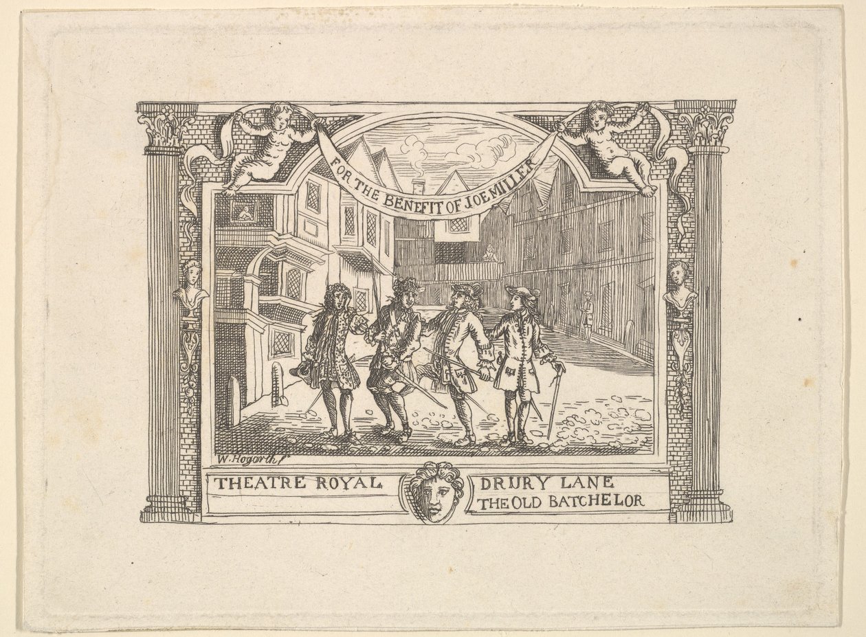 Fordelsbillet til Joe Miller, 1790