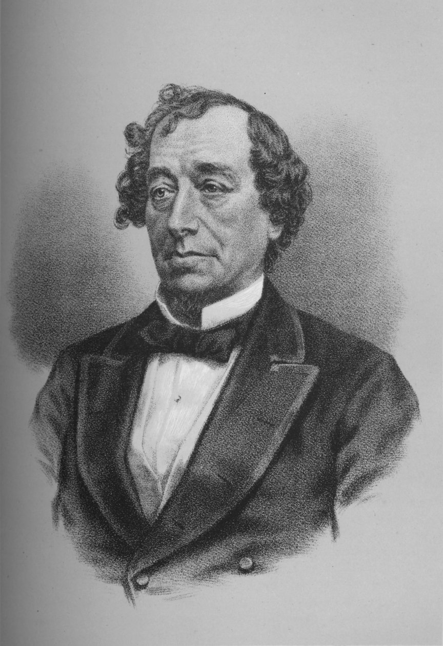 Benjamin Disraeli, jarl af Beaconsfield, britisk statsmand, c1868 1936 af Unbekannt