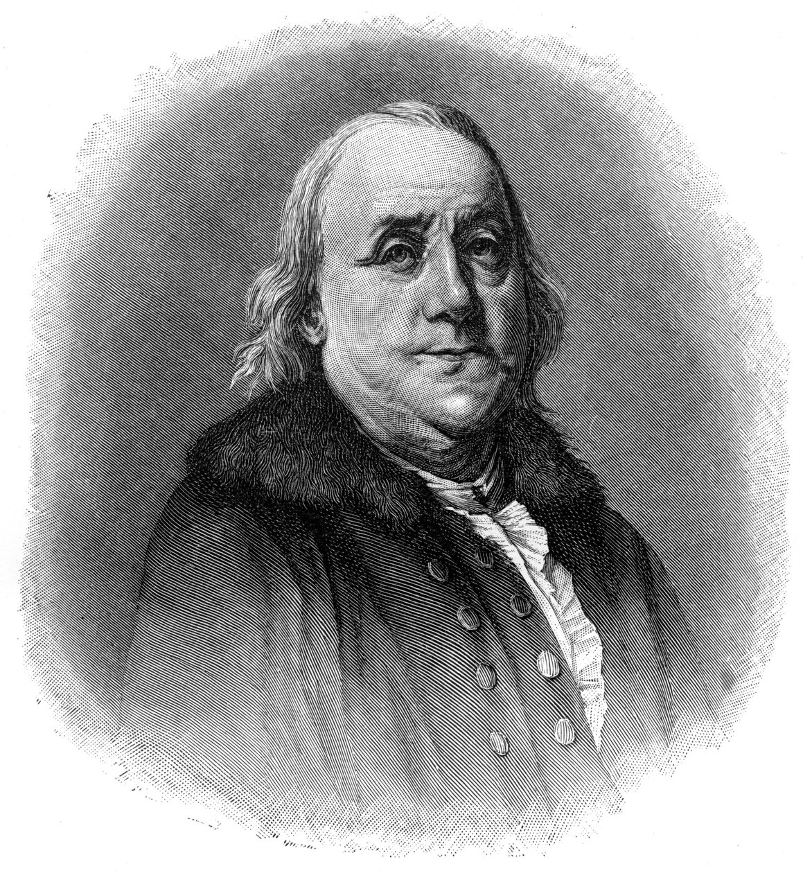 Benjamin Franklin, amerikansk videnskabsmand, opfinder og statsmand fra det 18. århundrede, 1901 af Unbekannt