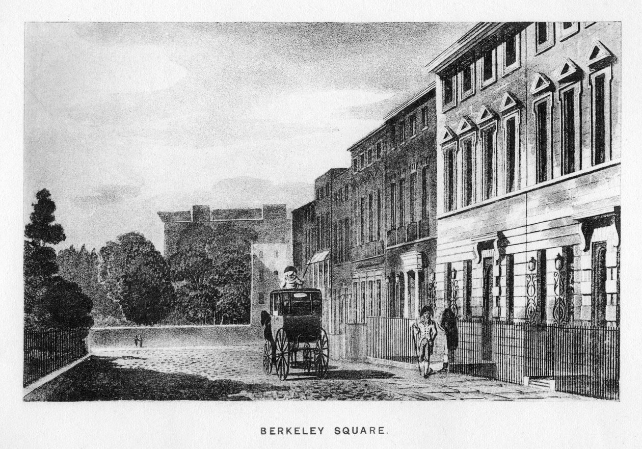 Berkeley Square, London, c1700-tallet 1907 af Unbekannt
