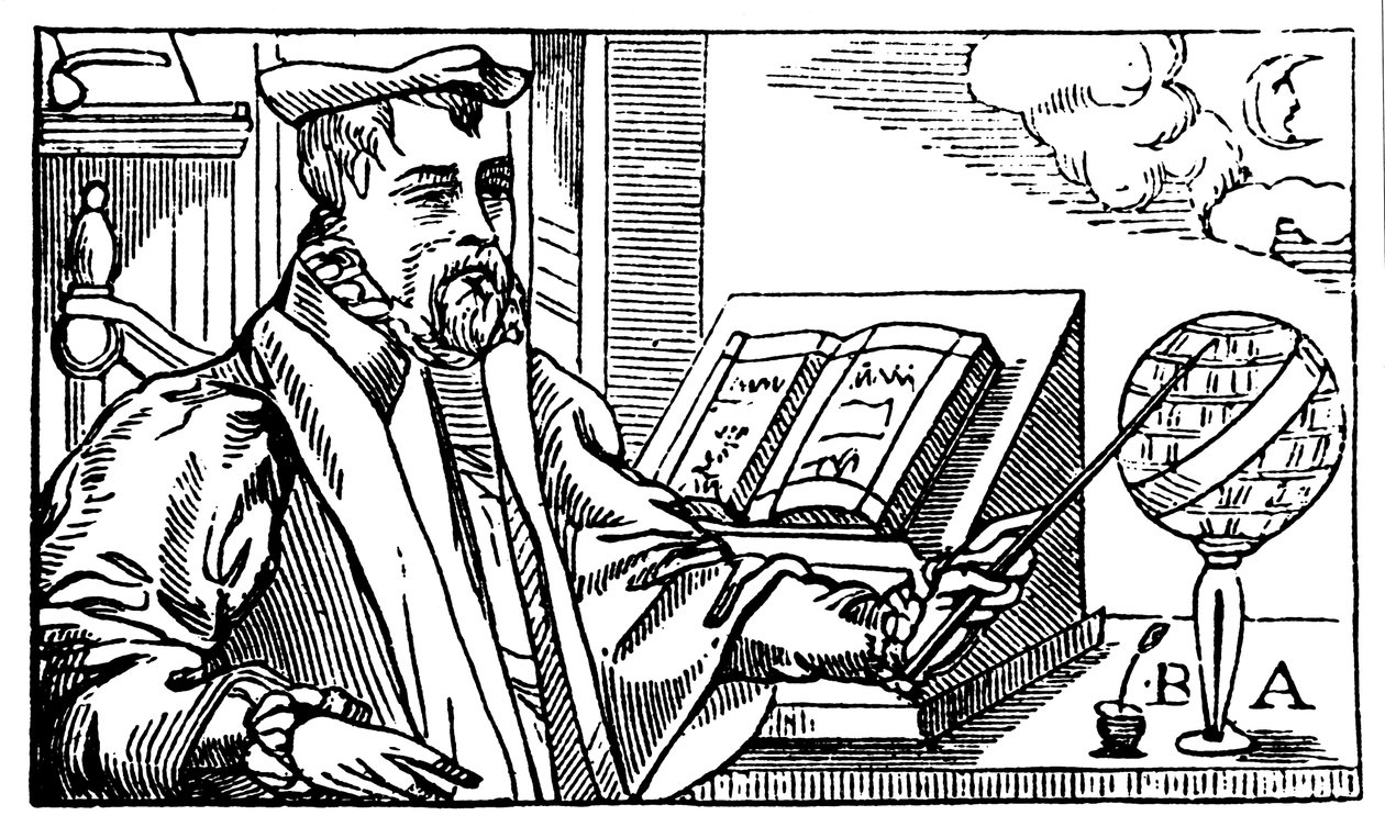 Bernard Abattia, fransk astrolog fra det 16. århundrede, 1572 af Unbekannt