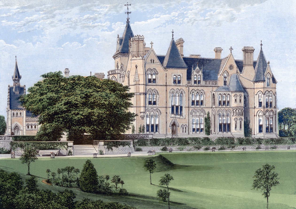 Bestwood Lodge, Nottinghamshire, slutningen af det 19. århundrede af Unbekannt
