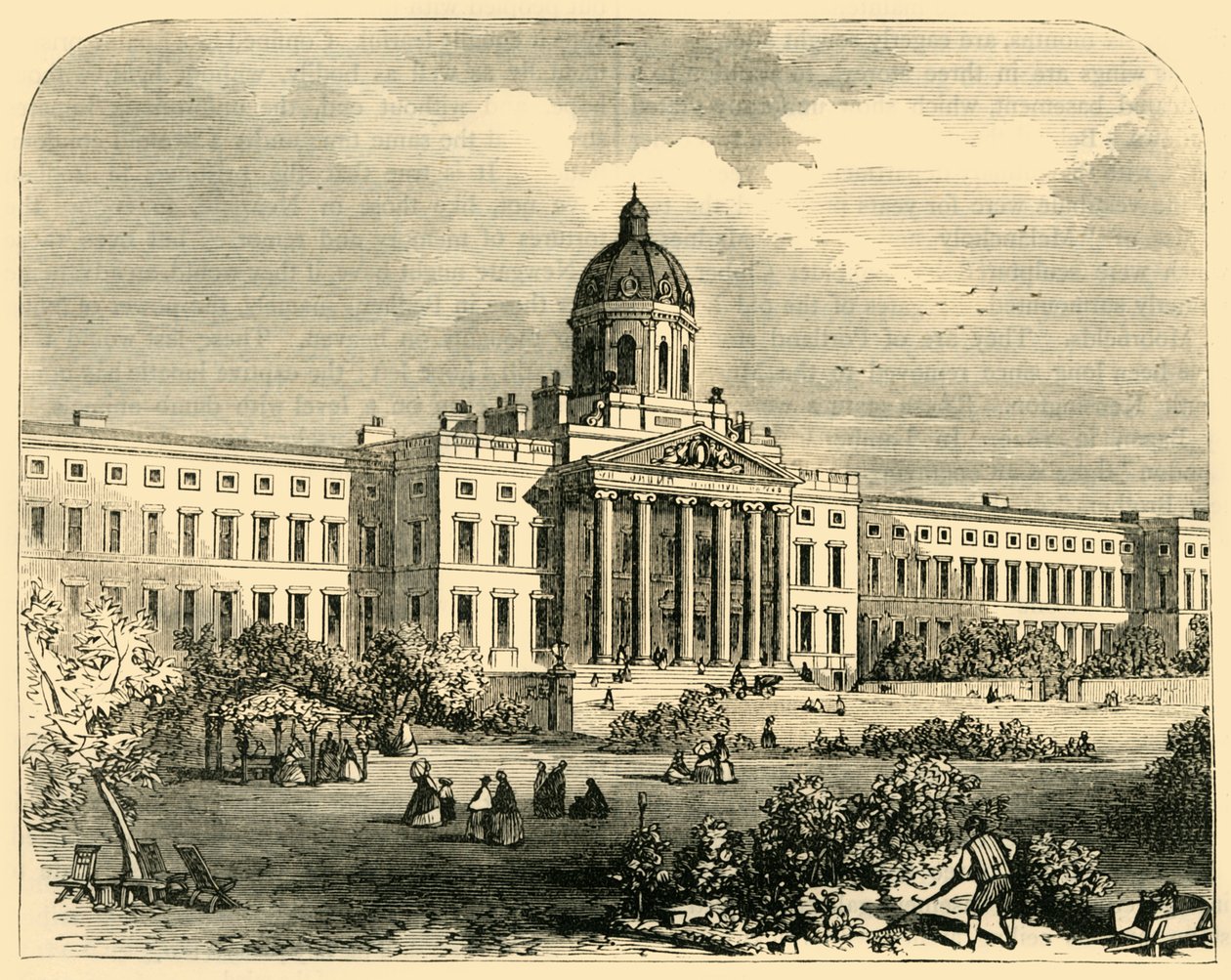 Bethlehem Hospital, c1878. af Unbekannt