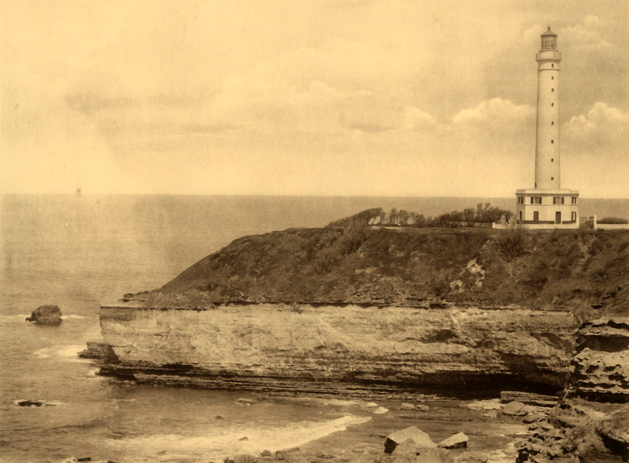Biarritz - Le Phare, Fyrtårnet, c1930. af Unbekannt