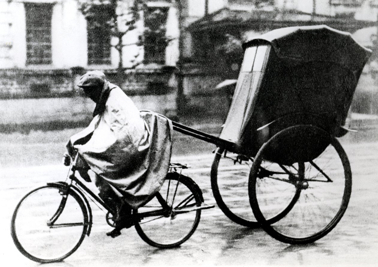 Cykeltaxi, tysk-besatte Paris, 1940-1944 af Unbekannt
