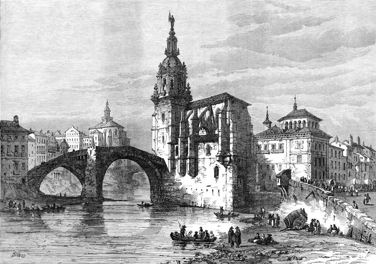 Bilbao, Spanien, april 1874 af Unbekannt