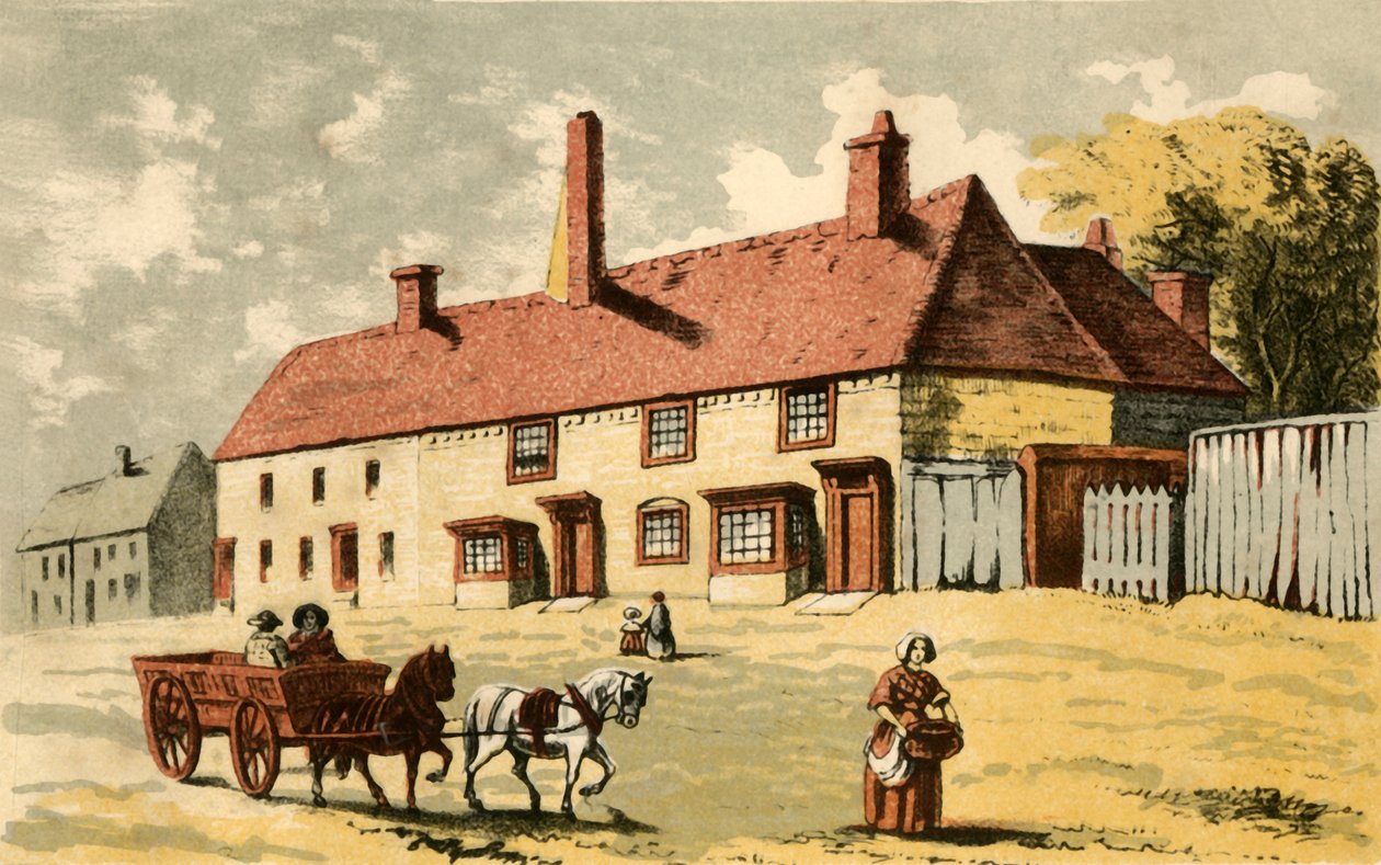 Præsten C.H.s fødested. Spurgeon, Kelvedon, Essex, midten af slutningen af det 19. århundrede. af Unbekannt