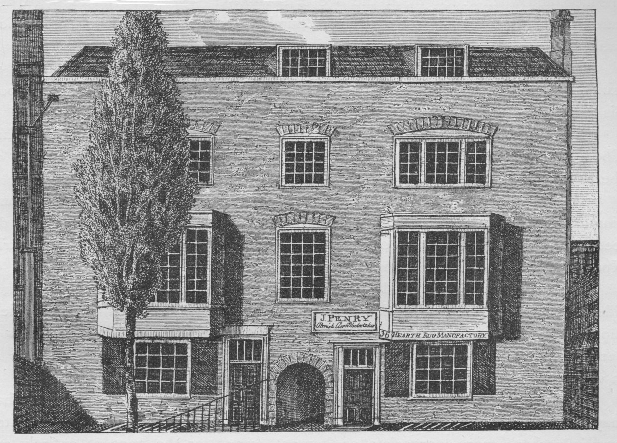 Bishop Burnets House på St Johns Square, Clerkenwell, London, c1900 1911 af Unbekannt