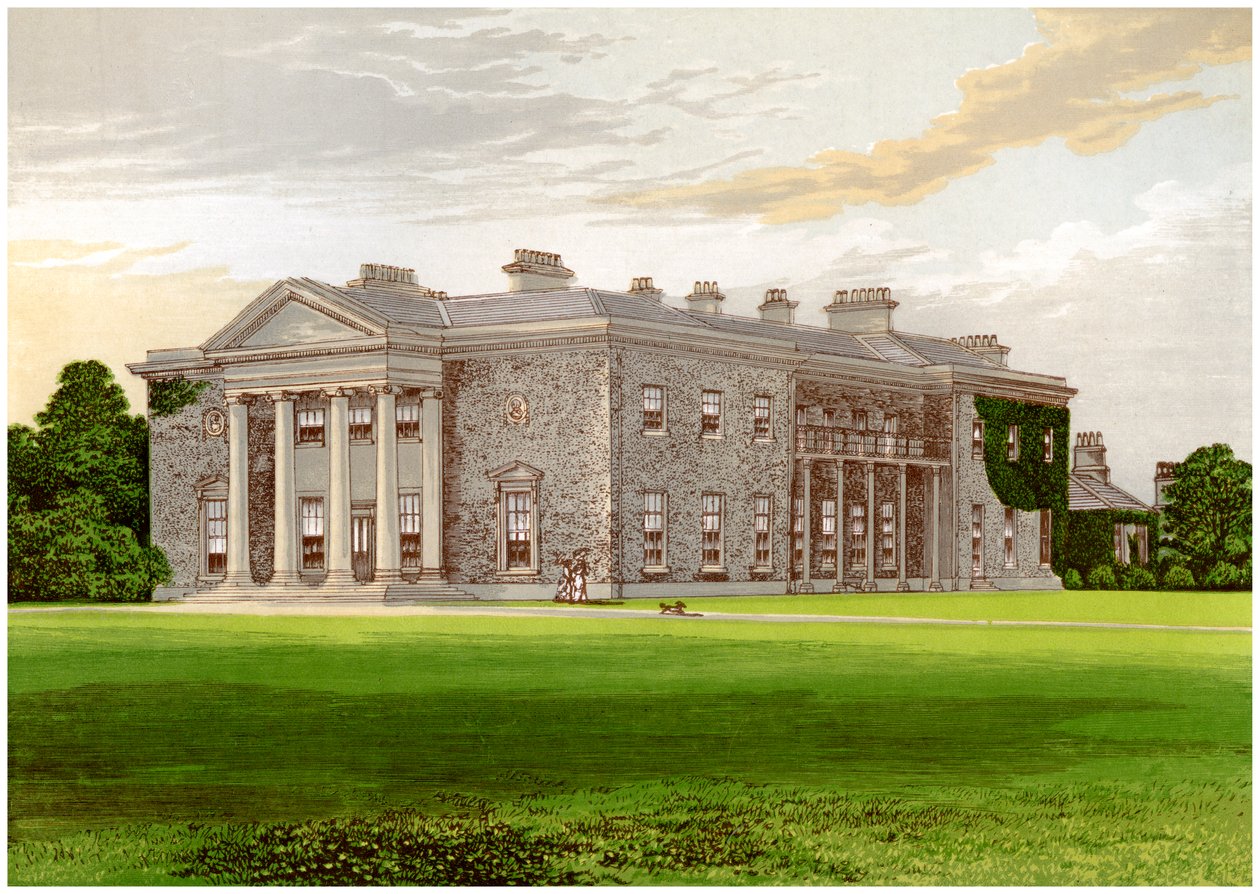 Bishopscourt, County Kildare, Irland, hjemsted for jarlen af Clonmel, c1880 af Unbekannt